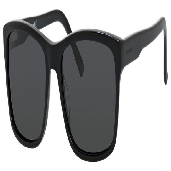 Chesterfield Rectangle Unisex Black Acetate Frame - Picture 1 of 3